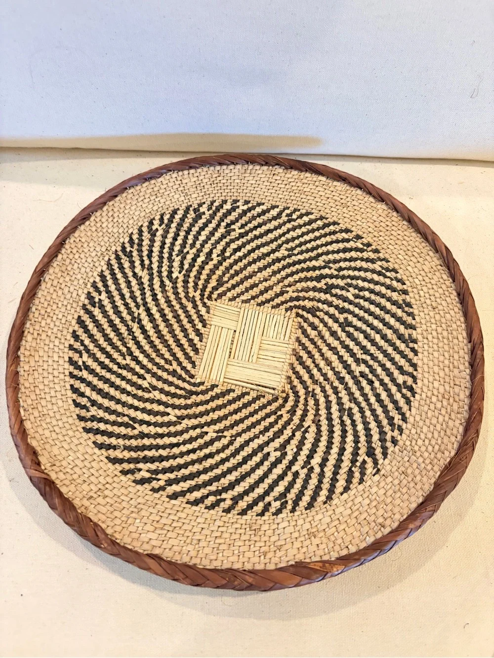NEW Africa Woven Basket. Made by the Binga people of Zambia/Zimbabwe
